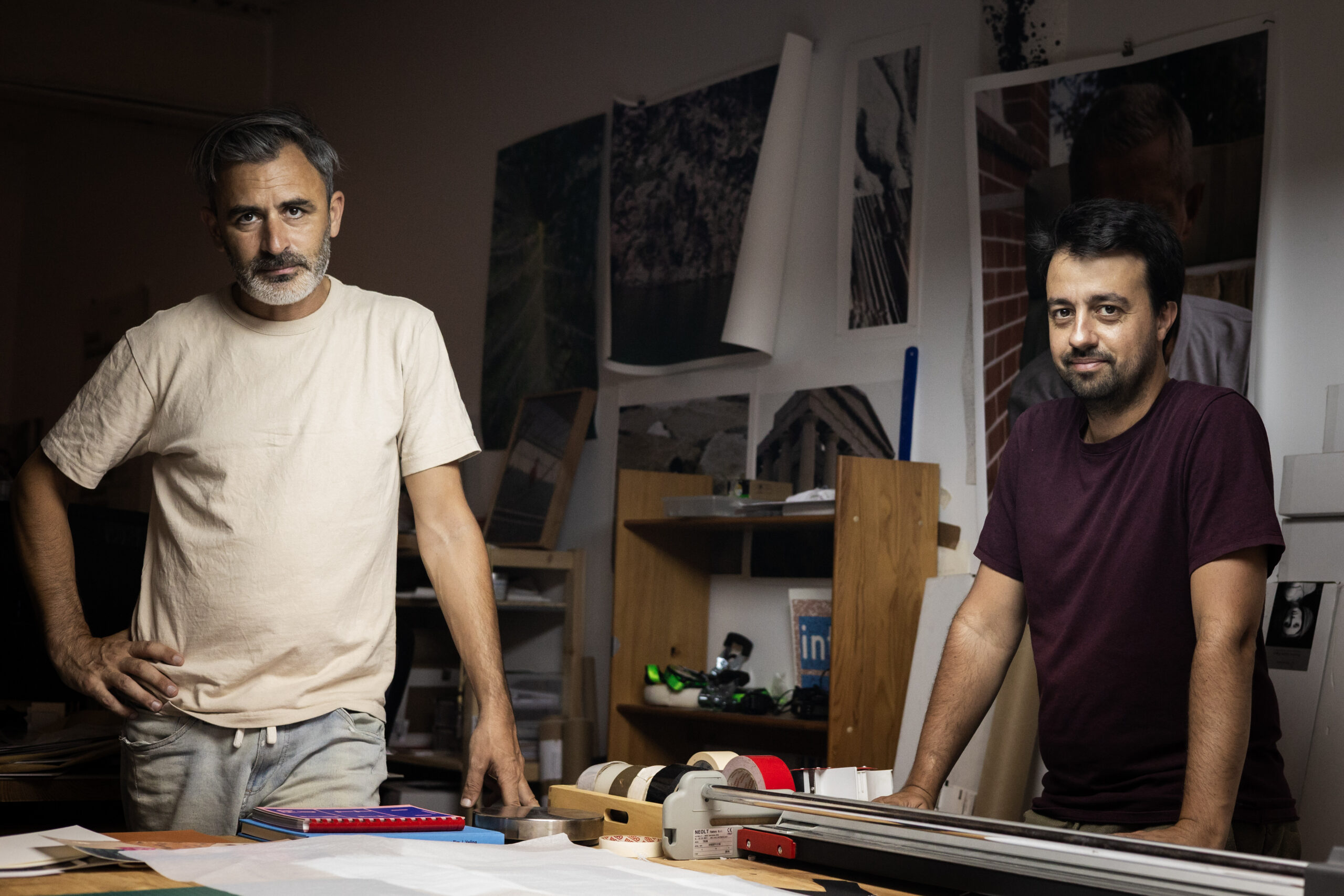 The Studio Pedro Guimarães and Tiago Casanova in the studio